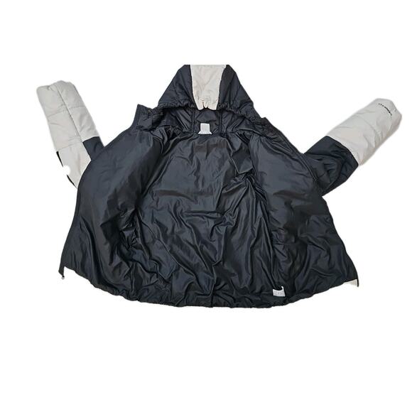 Men's NIKE SPORTSWEAR Therma-fit SYNTHETIC JACKET Size XL BLACK & white Parka - Picture 3 of 9